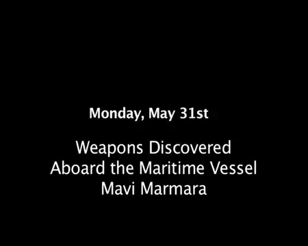 Weapons Found on the Flotilla Ship Mavi Marmara Used by Activists Against IDF Soldiers_#26